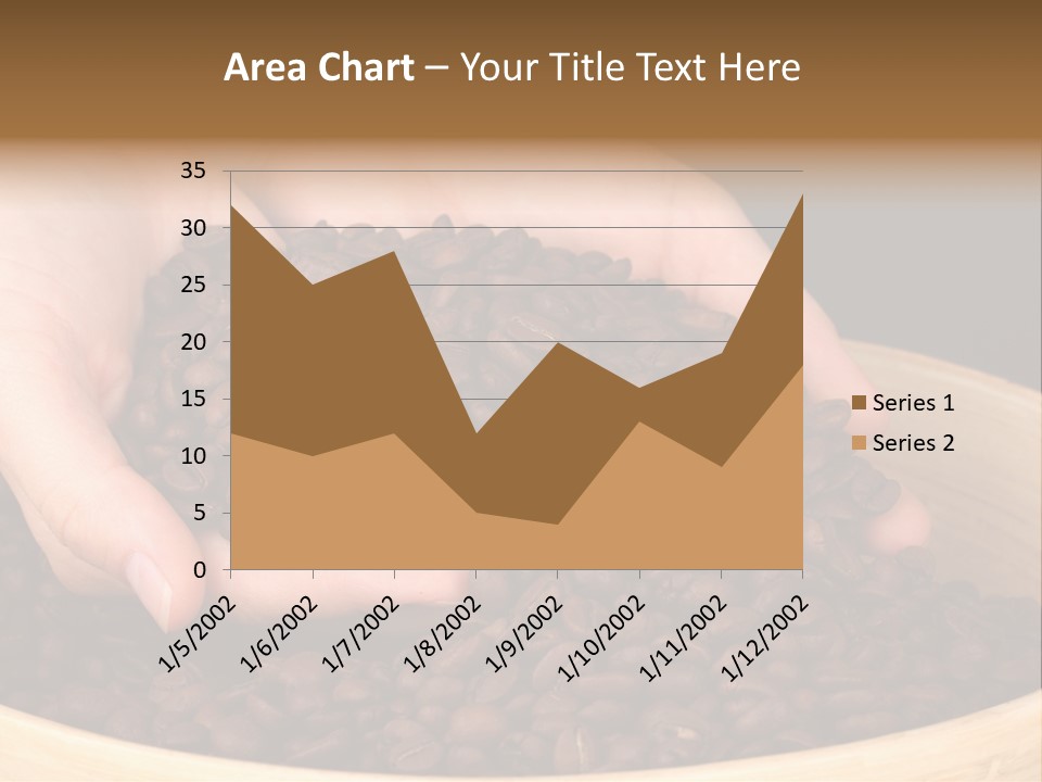 Black Espresso Hold PowerPoint Template