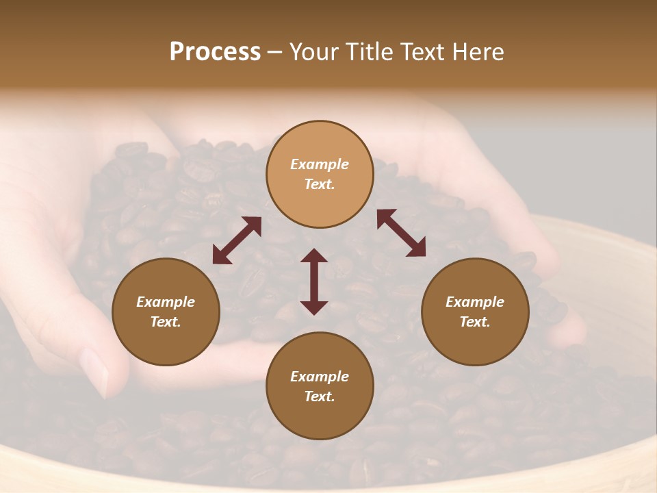 Black Espresso Hold PowerPoint Template