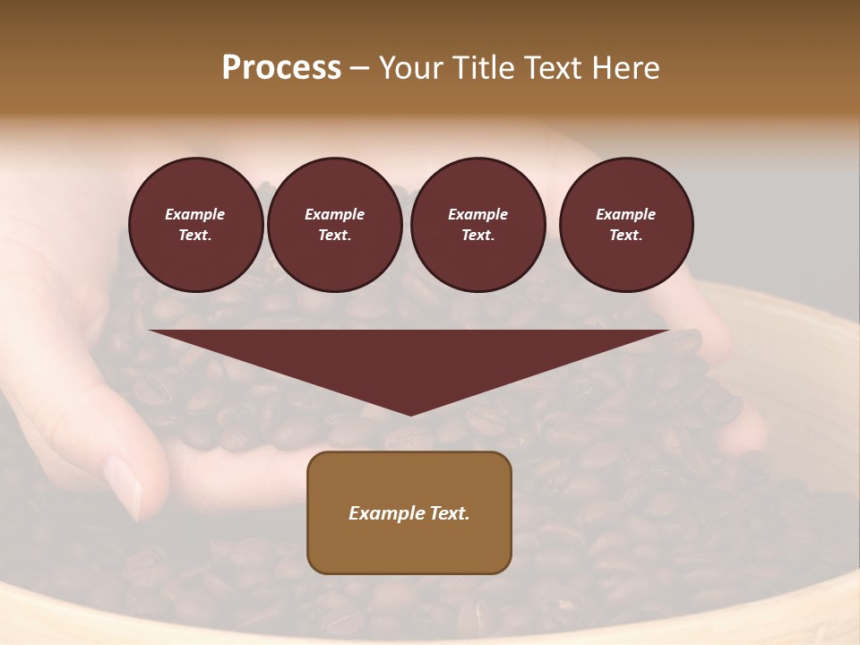 Black Espresso Hold PowerPoint Template