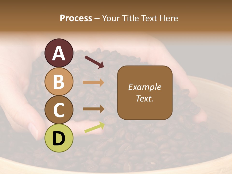 Black Espresso Hold PowerPoint Template