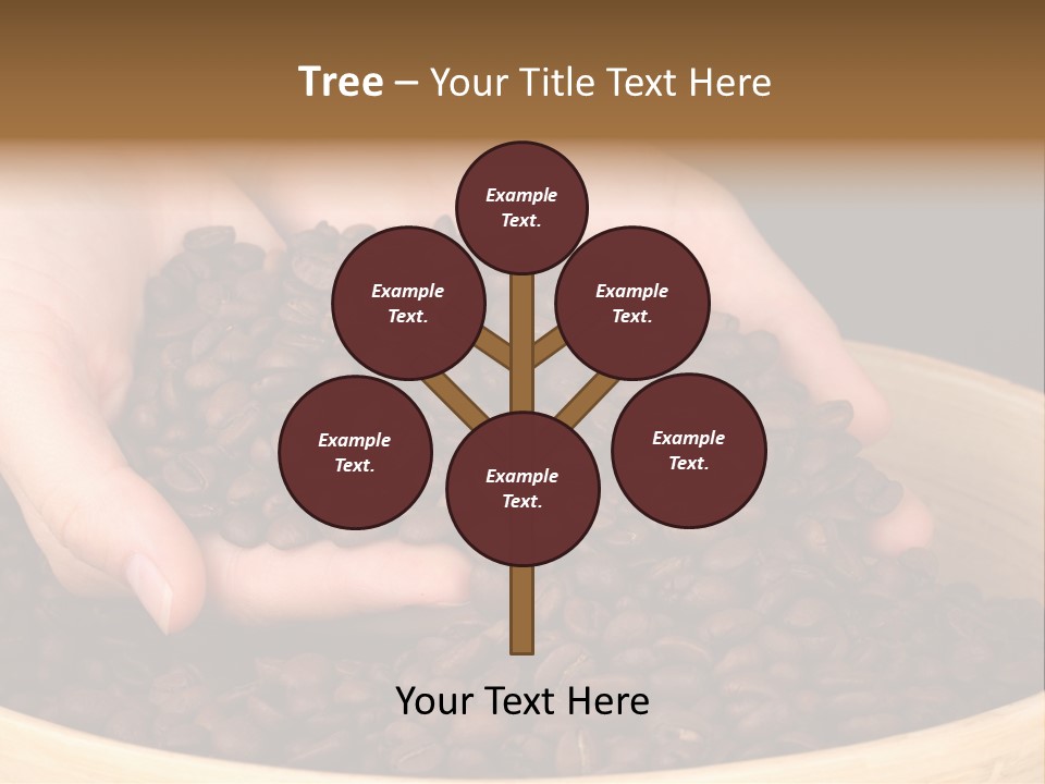 Black Espresso Hold PowerPoint Template