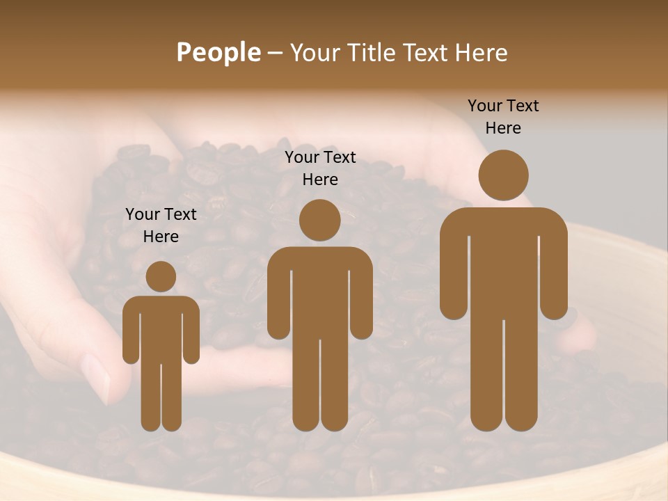 Black Espresso Hold PowerPoint Template