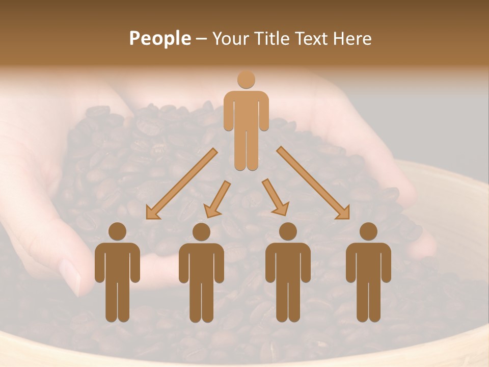 Black Espresso Hold PowerPoint Template