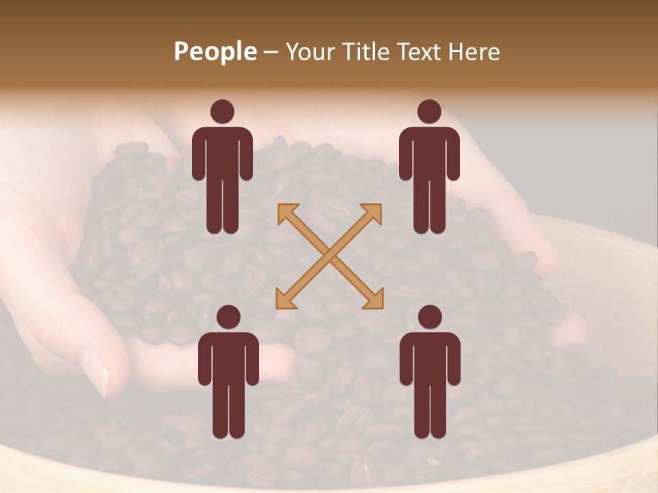 Black Espresso Hold PowerPoint Template