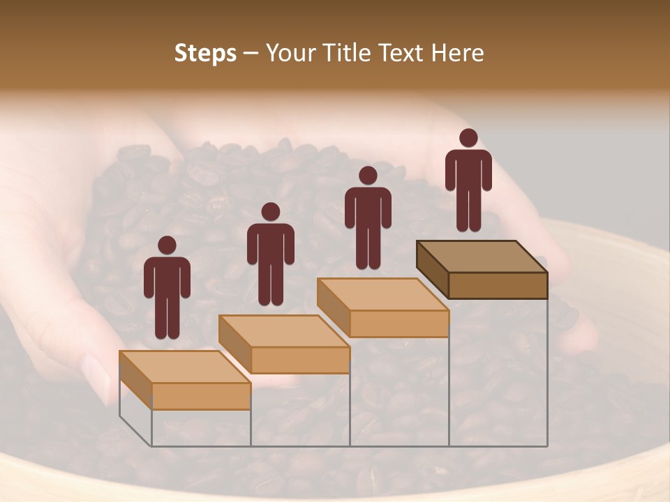 Black Espresso Hold PowerPoint Template