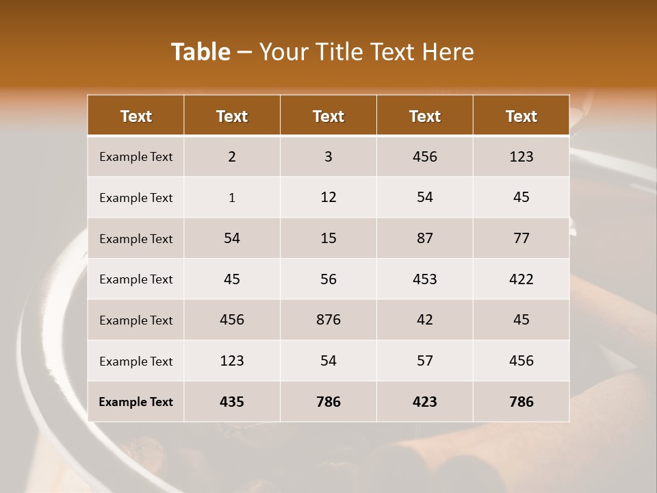 Spice Aroma Food PowerPoint Template