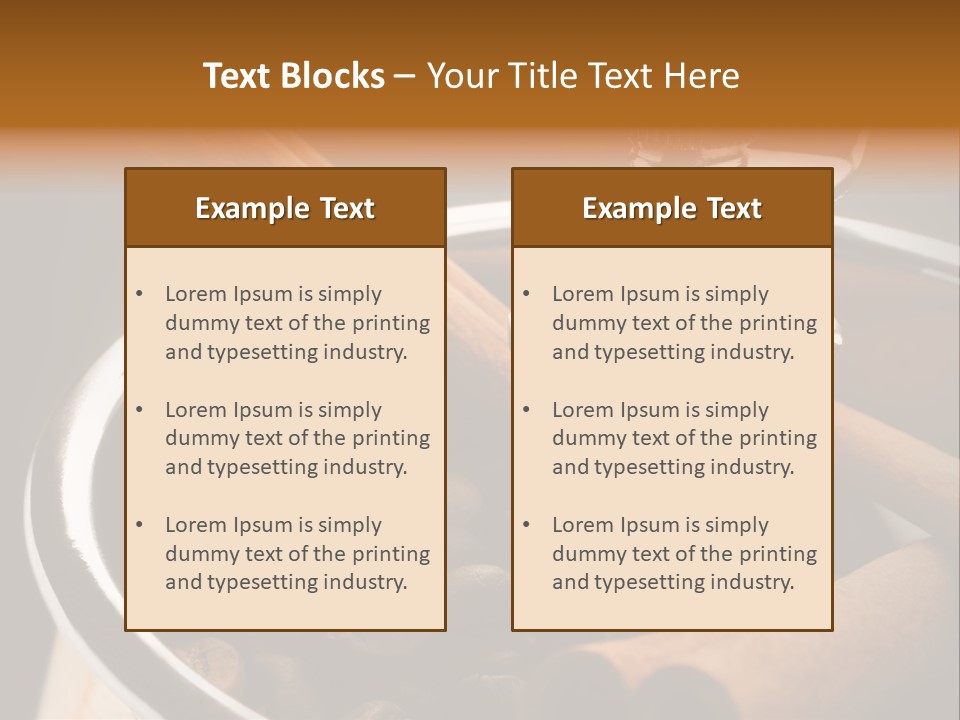 Spice Aroma Food PowerPoint Template