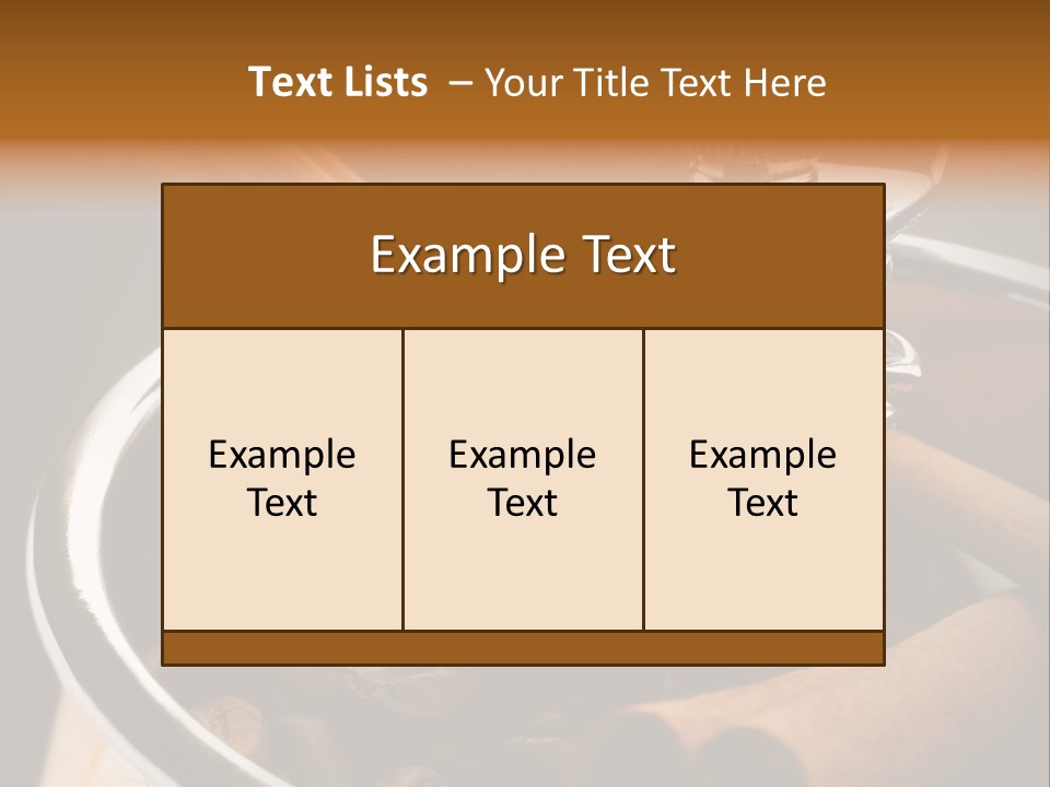 Spice Aroma Food PowerPoint Template