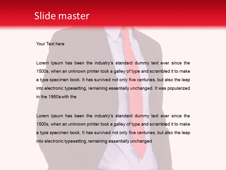 Isolated White Professional PowerPoint Template
