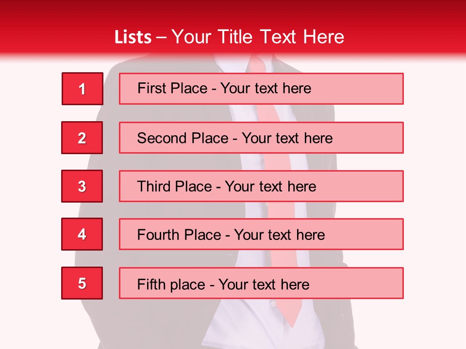 Isolated White Professional PowerPoint Template