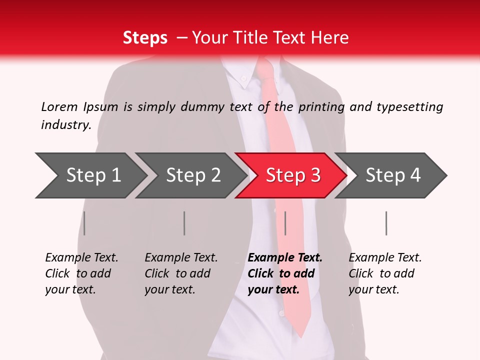 Isolated White Professional PowerPoint Template