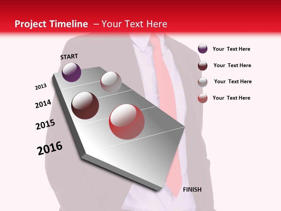 Isolated White Professional PowerPoint Template