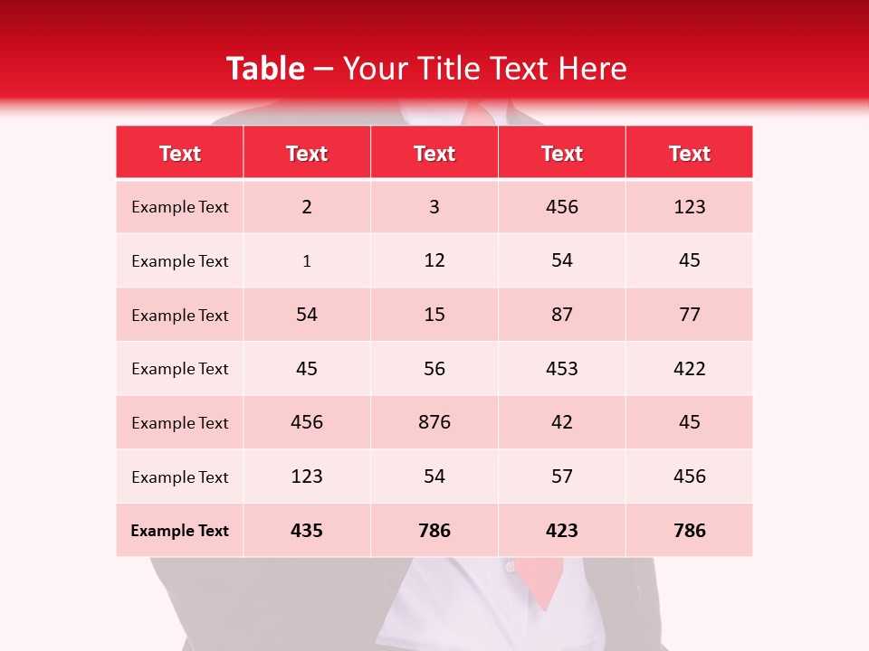 Isolated White Professional PowerPoint Template