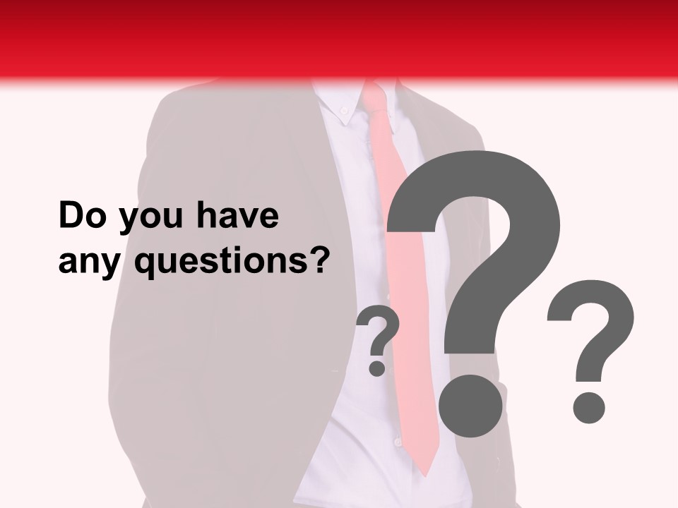 Isolated White Professional PowerPoint Template