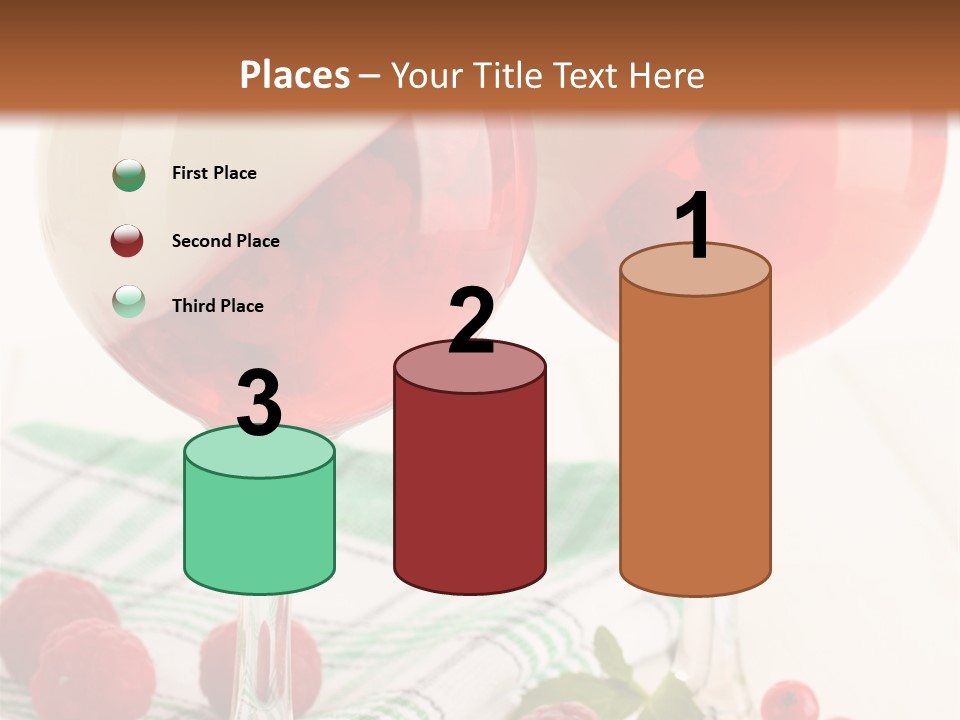 Sweet Table Fruit PowerPoint Template