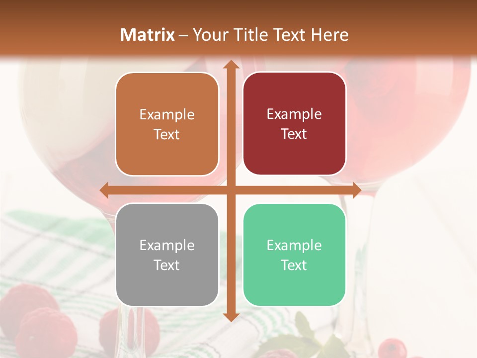 Sweet Table Fruit PowerPoint Template