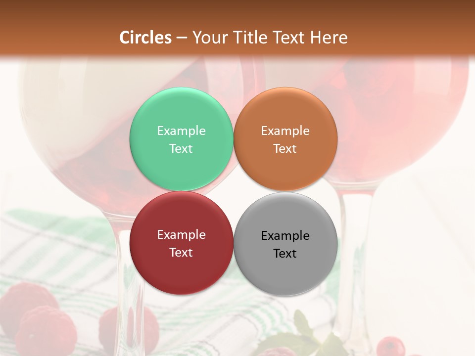 Sweet Table Fruit PowerPoint Template