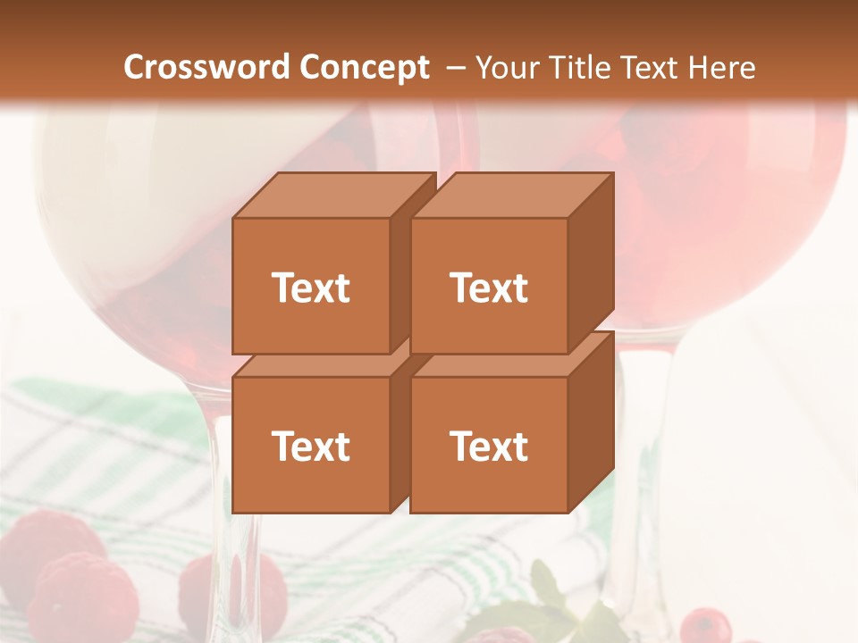 Sweet Table Fruit PowerPoint Template