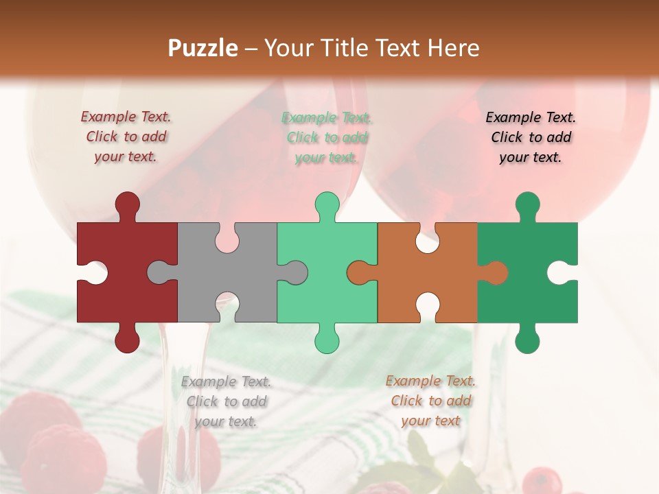 Sweet Table Fruit PowerPoint Template