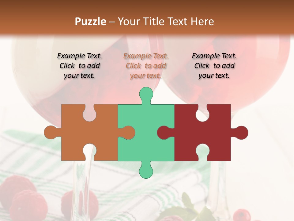 Sweet Table Fruit PowerPoint Template