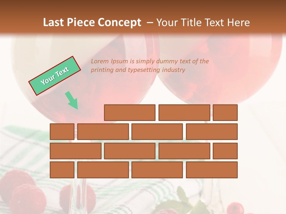 Sweet Table Fruit PowerPoint Template