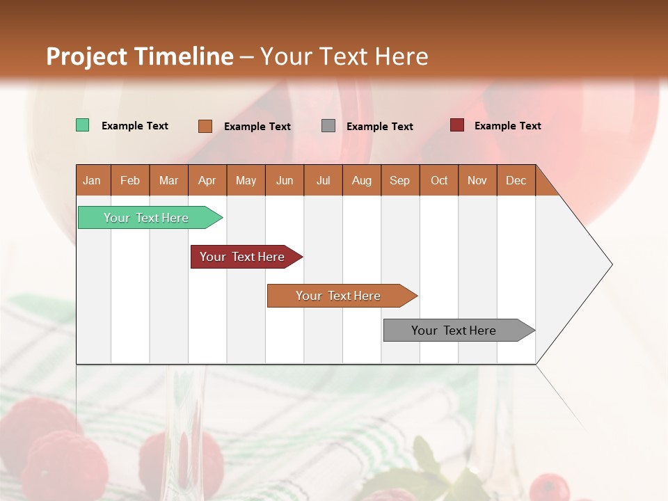 Sweet Table Fruit PowerPoint Template