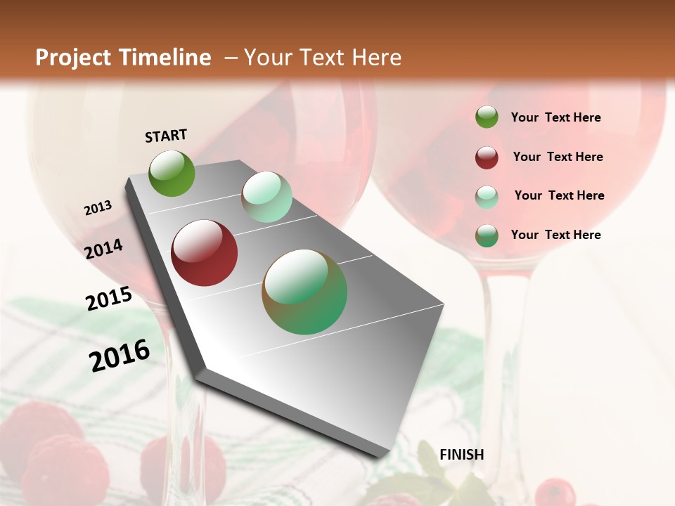 Sweet Table Fruit PowerPoint Template
