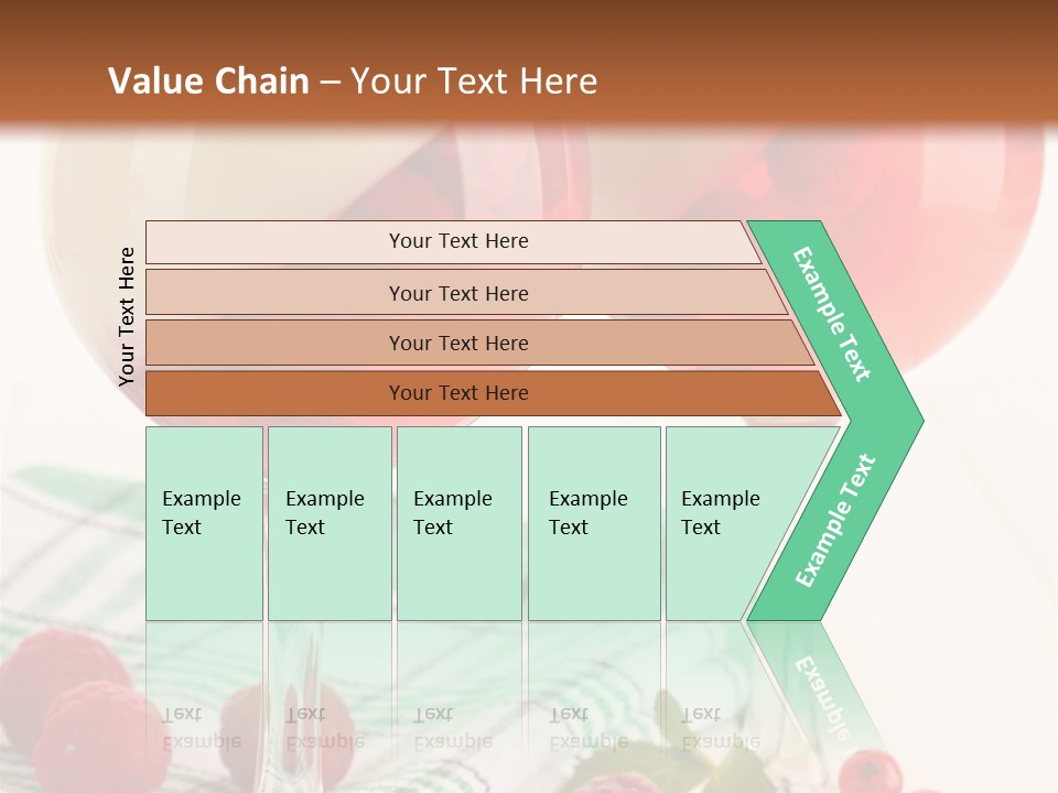 Sweet Table Fruit PowerPoint Template