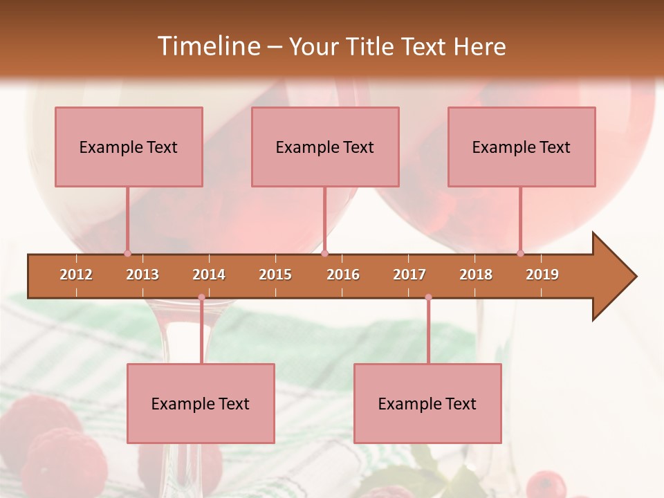 Sweet Table Fruit PowerPoint Template