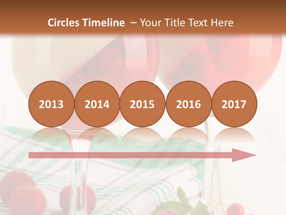 Sweet Table Fruit PowerPoint Template