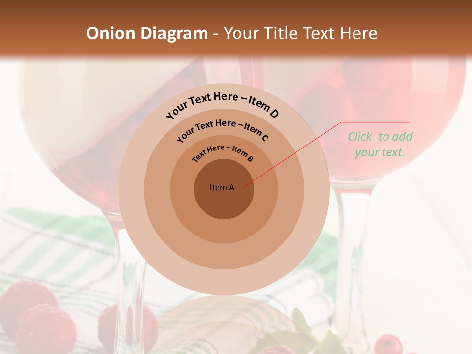 Sweet Table Fruit PowerPoint Template