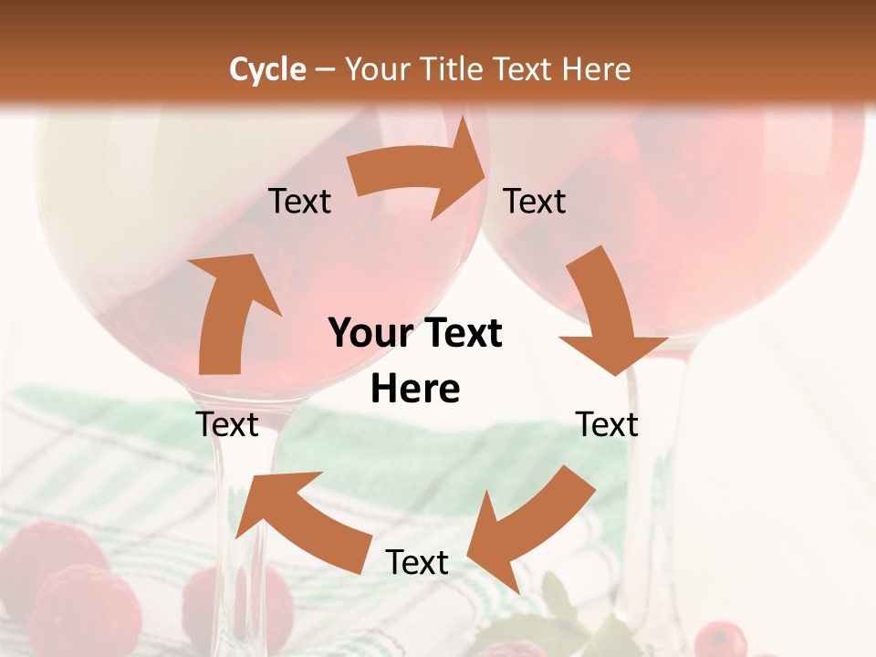 Sweet Table Fruit PowerPoint Template