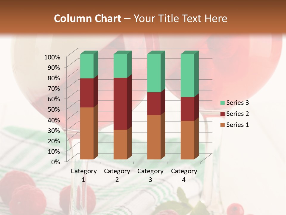 Sweet Table Fruit PowerPoint Template