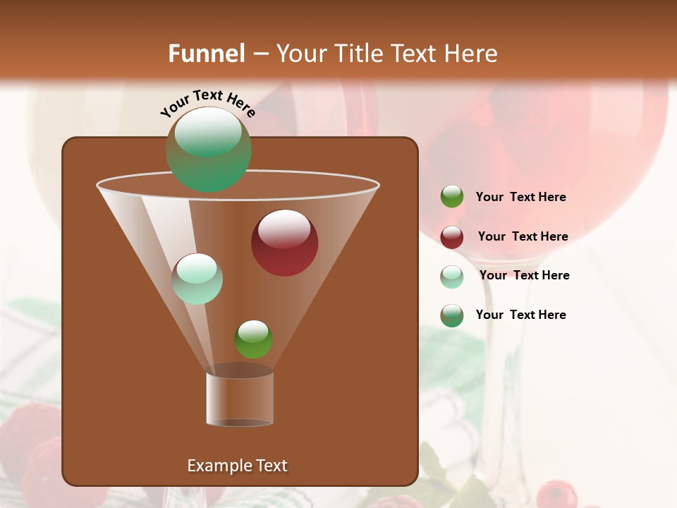 Sweet Table Fruit PowerPoint Template