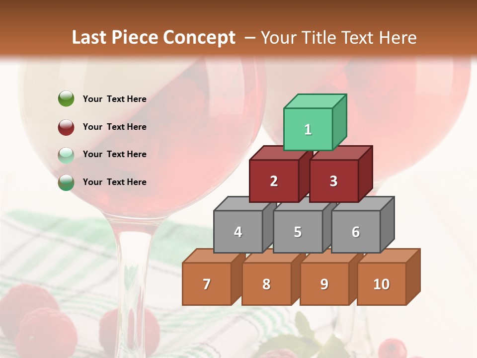 Sweet Table Fruit PowerPoint Template