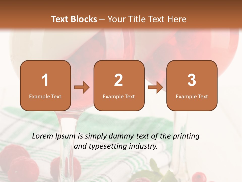 Sweet Table Fruit PowerPoint Template
