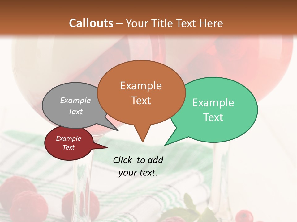 Sweet Table Fruit PowerPoint Template
