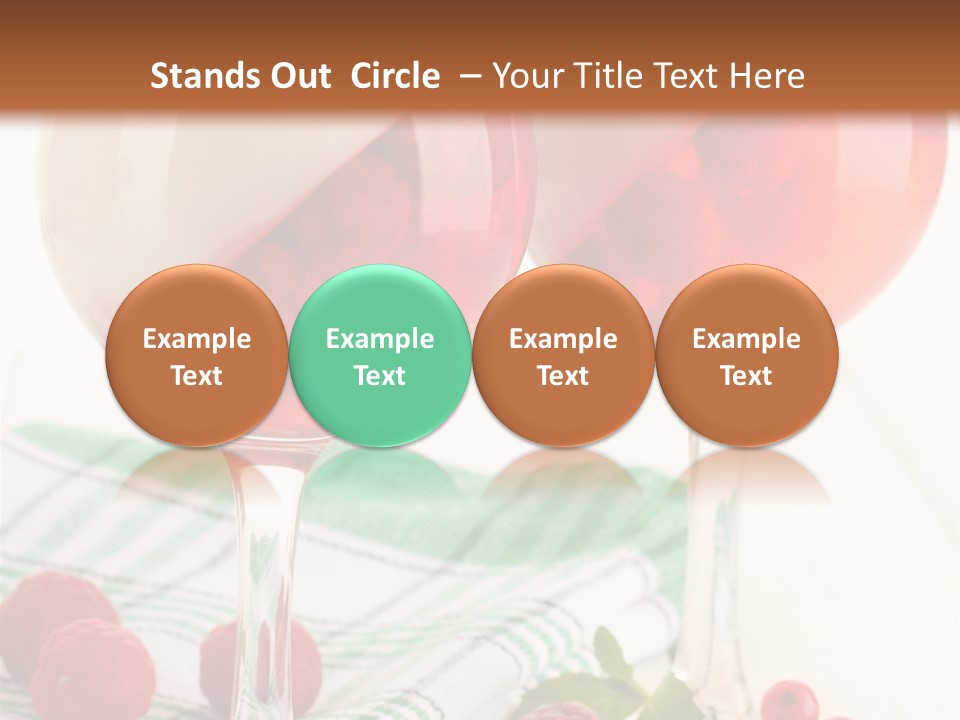 Sweet Table Fruit PowerPoint Template