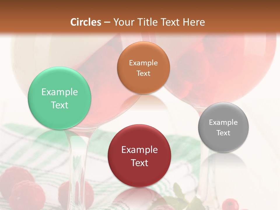Sweet Table Fruit PowerPoint Template