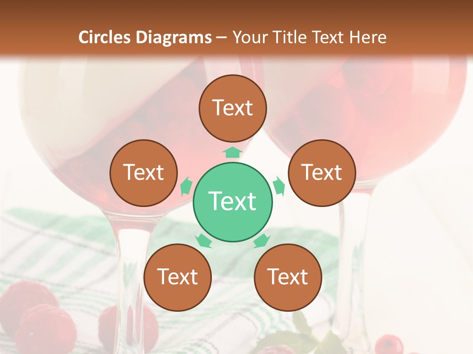 Sweet Table Fruit PowerPoint Template