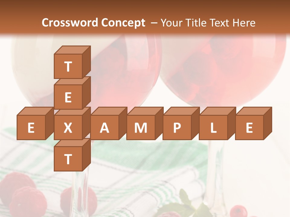 Sweet Table Fruit PowerPoint Template