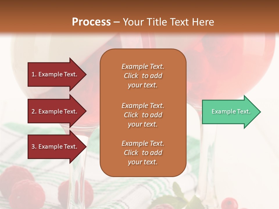 Sweet Table Fruit PowerPoint Template