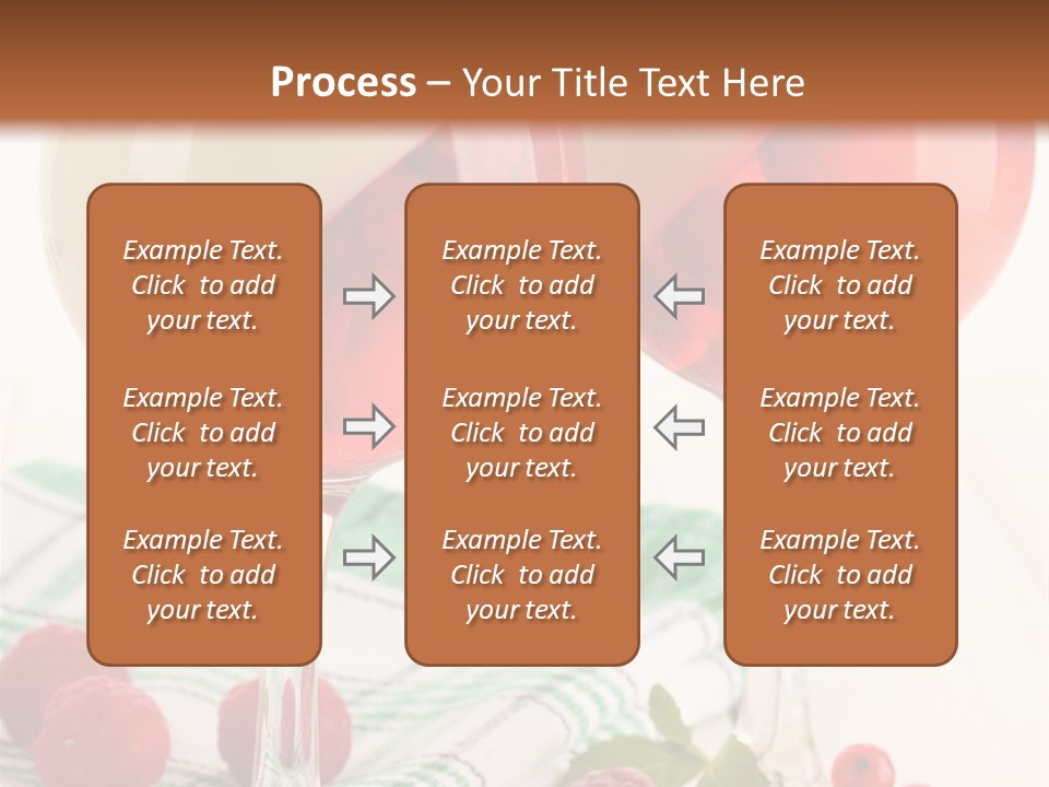 Sweet Table Fruit PowerPoint Template