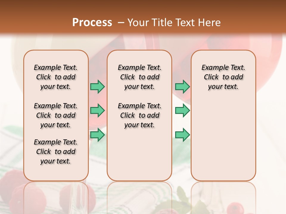 Sweet Table Fruit PowerPoint Template