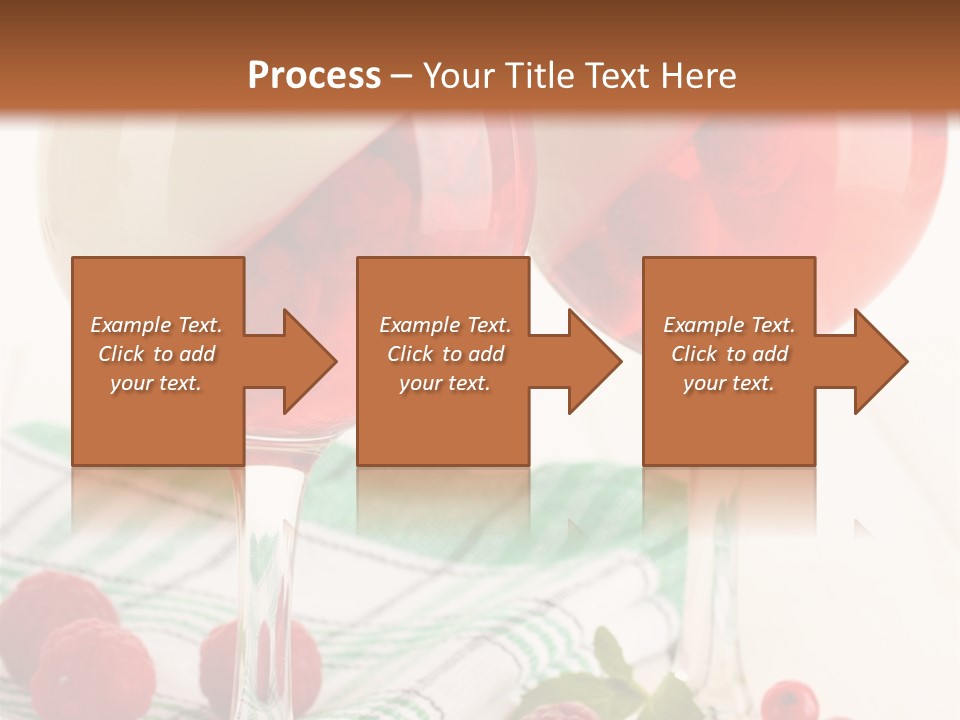 Sweet Table Fruit PowerPoint Template