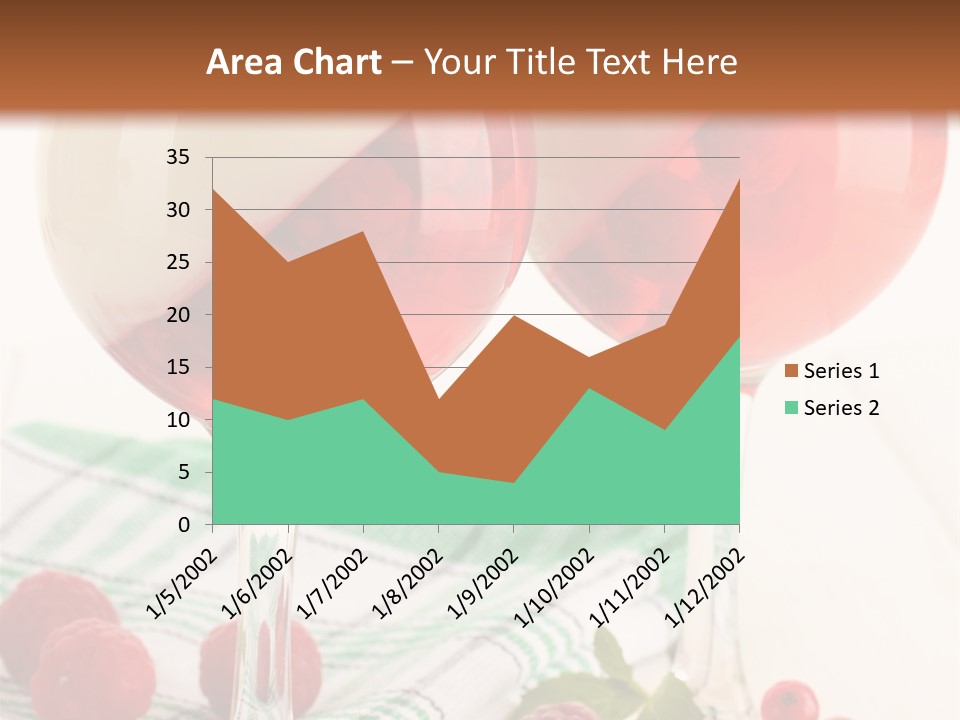 Sweet Table Fruit PowerPoint Template