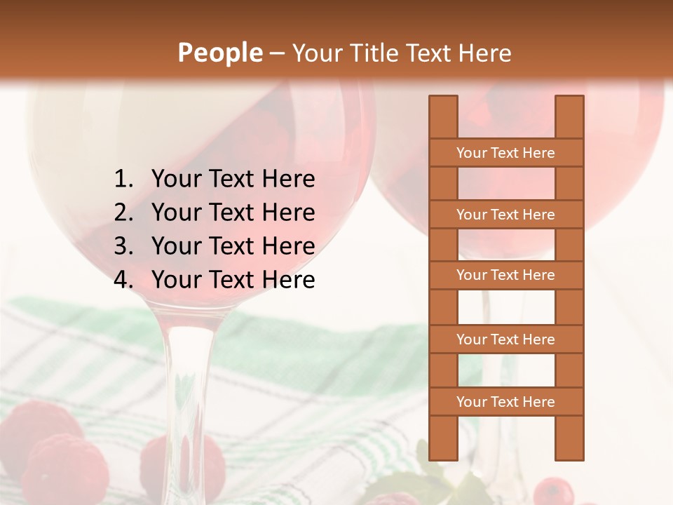 Sweet Table Fruit PowerPoint Template