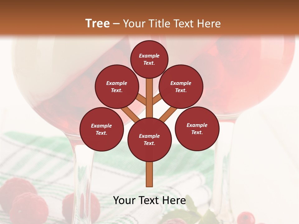 Sweet Table Fruit PowerPoint Template