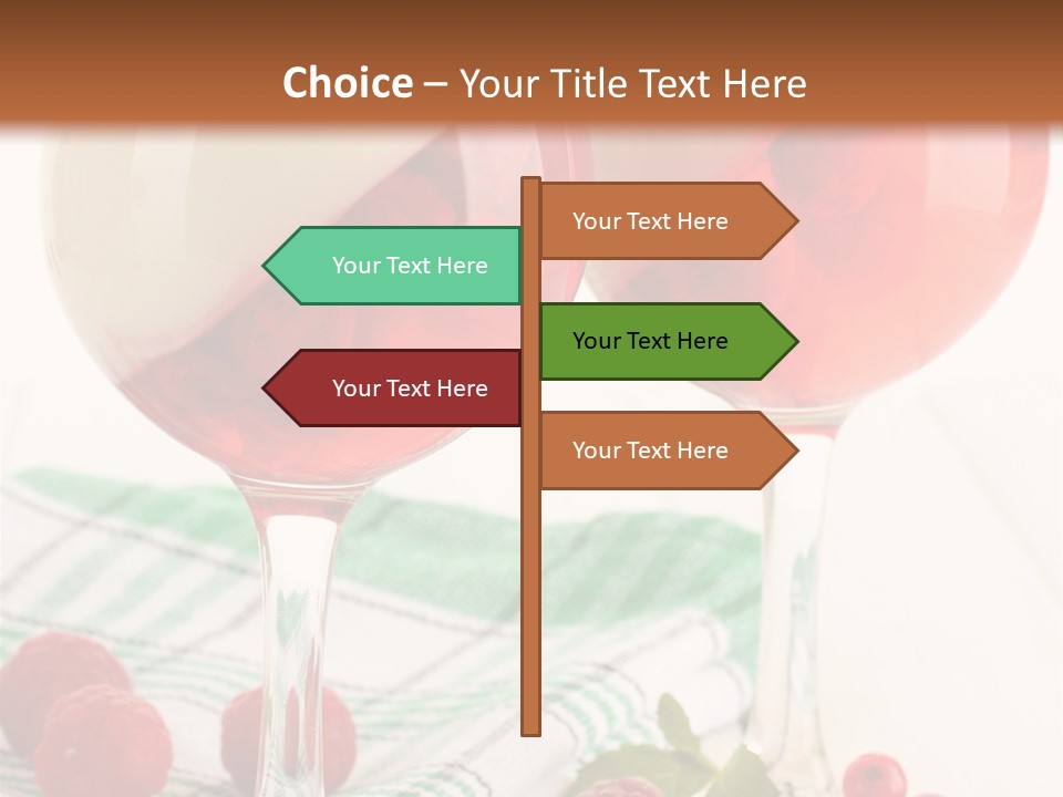 Sweet Table Fruit PowerPoint Template