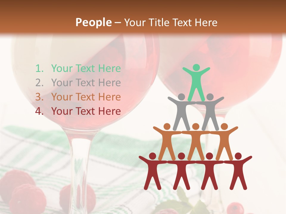 Sweet Table Fruit PowerPoint Template